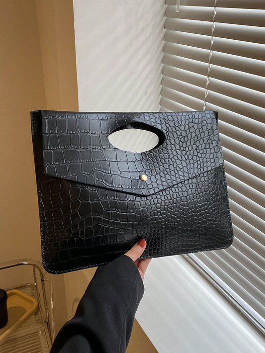 Leather Fashionable Trendy Niche Design Handbag