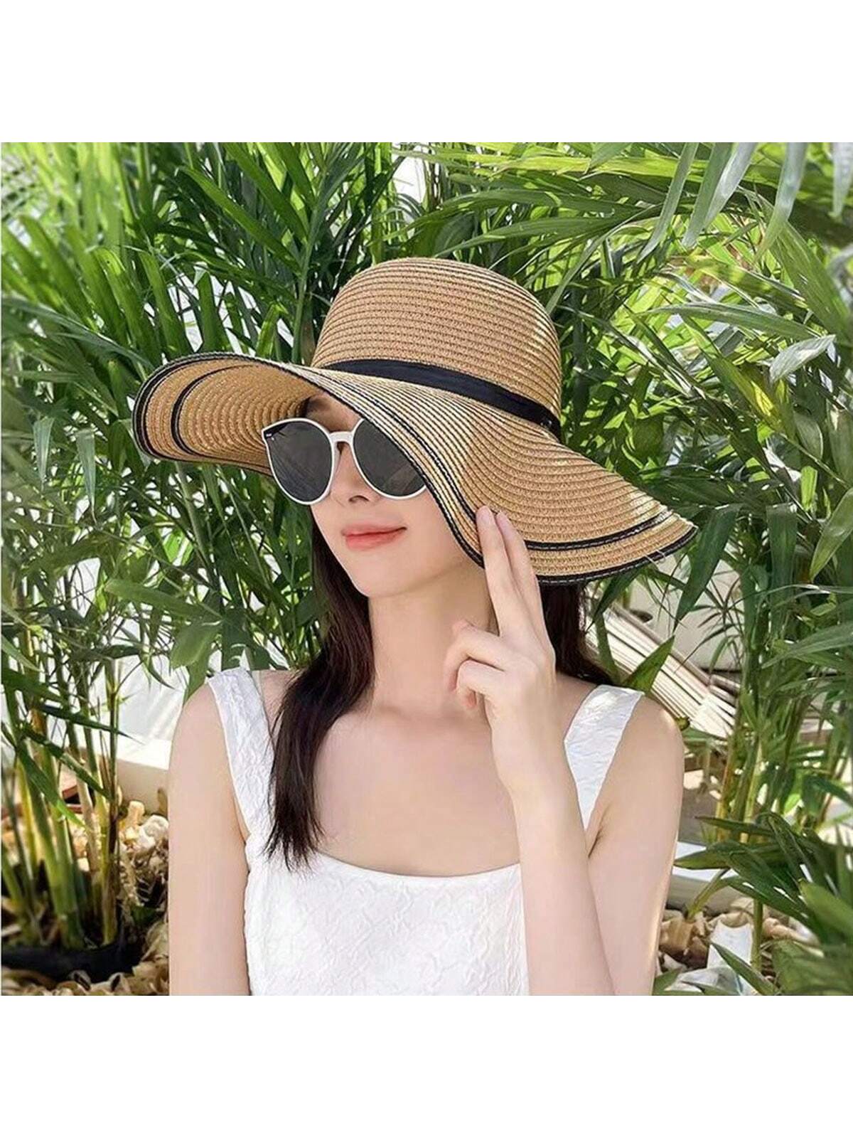 Women's Sun Beach Straw Hat