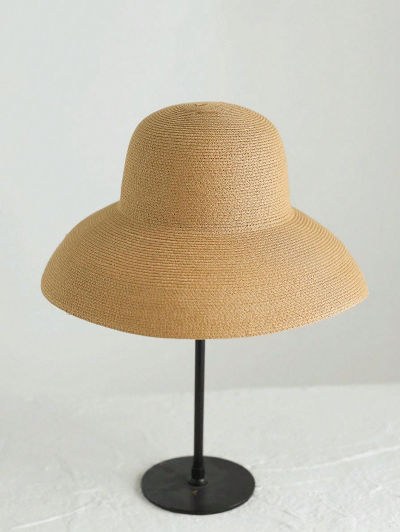 Chic & Elegant Sun Hat With Uv Protection & Foldable Brim