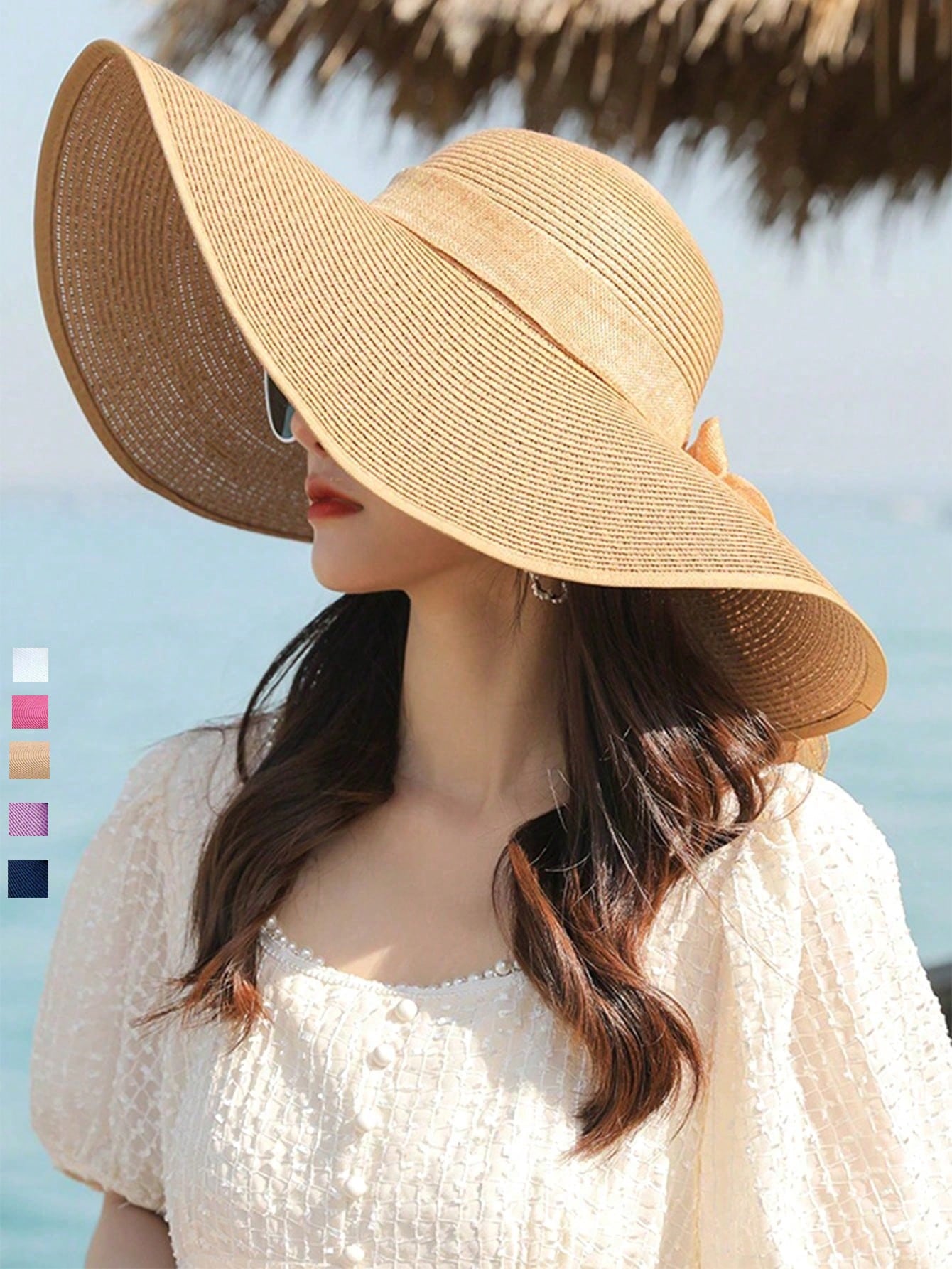 Summer Wide Brim Straw Hat