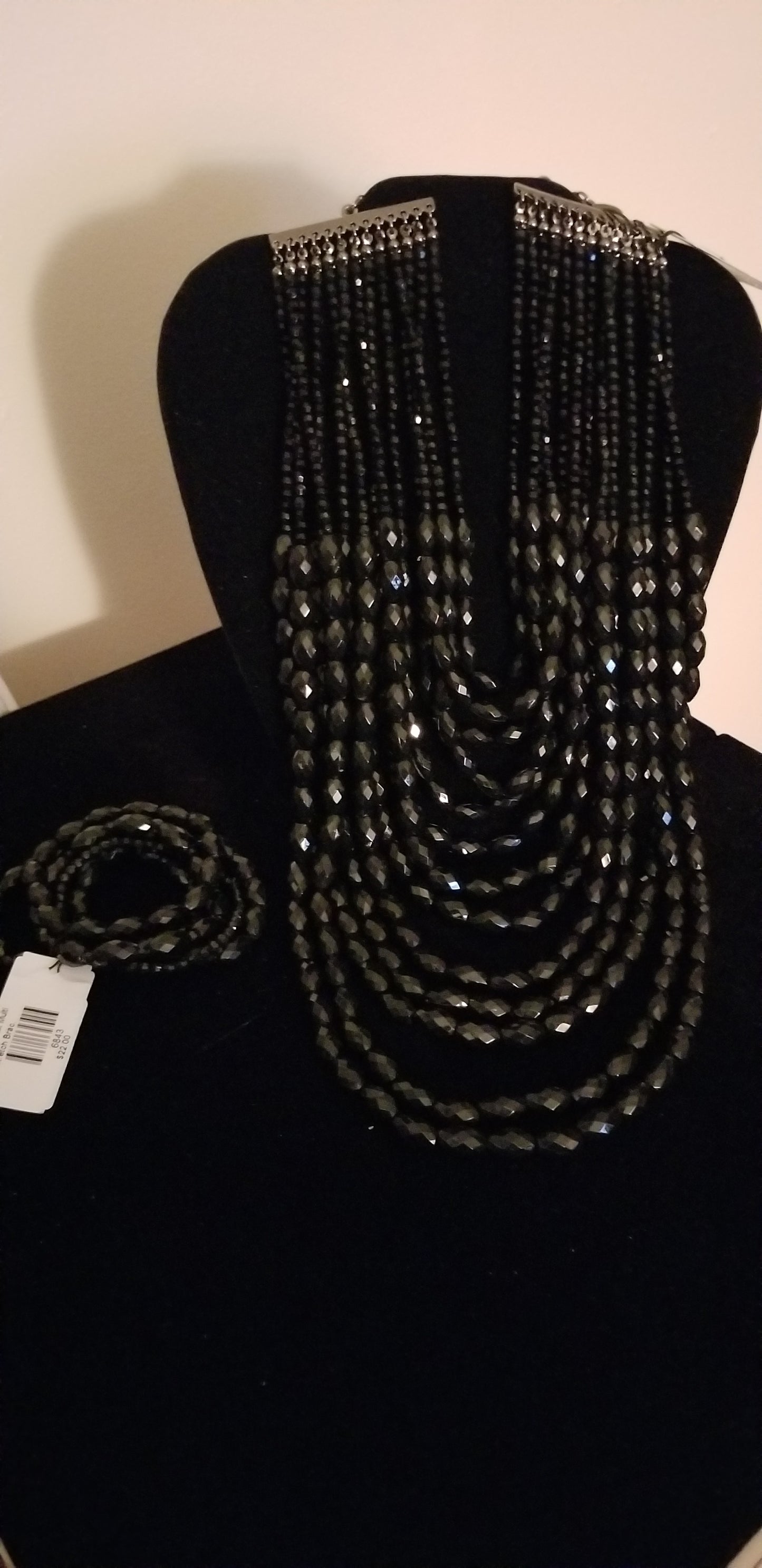 Smokin' Hot Black Necklace/ Bracelet and Smokin' Hot Pearl Necklace/ Bracelet