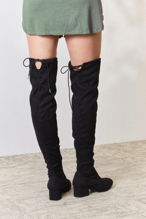 Over The Knee Black Boots