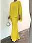 Elegant Two Piece Maxi Dress Set