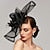 Flowers Feather Headpiece Kentucky Derby Hat