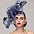 Flowers Feather Headpiece Kentucky Derby Hat